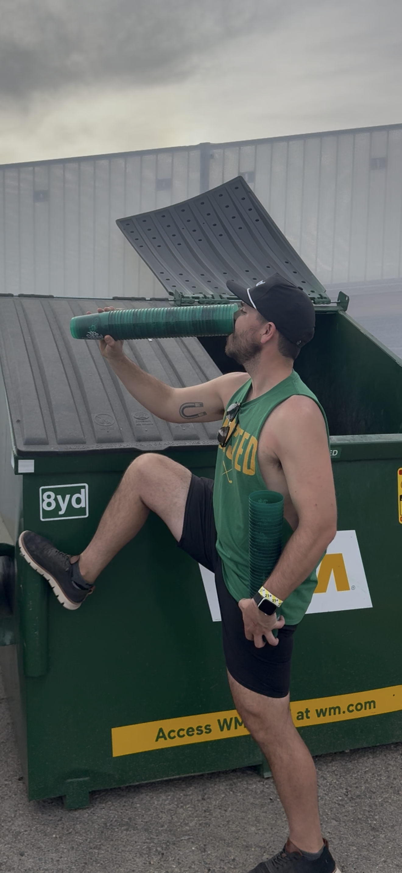 Spencer in his natural habitat